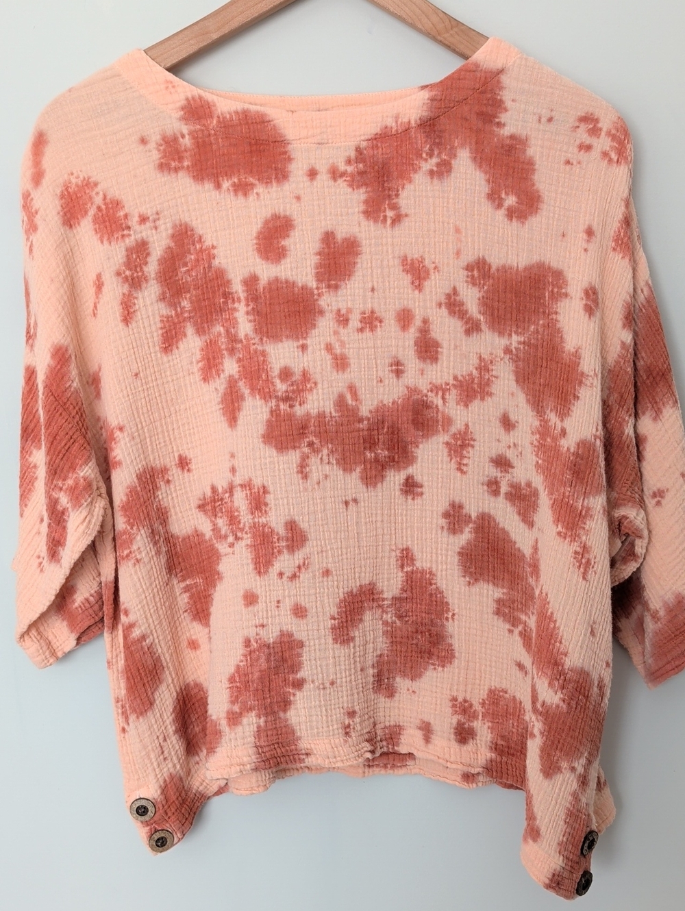 Pure Jill Relaxed Fit Gauze Top